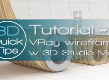 VRay wireframe w 3D Studio Max